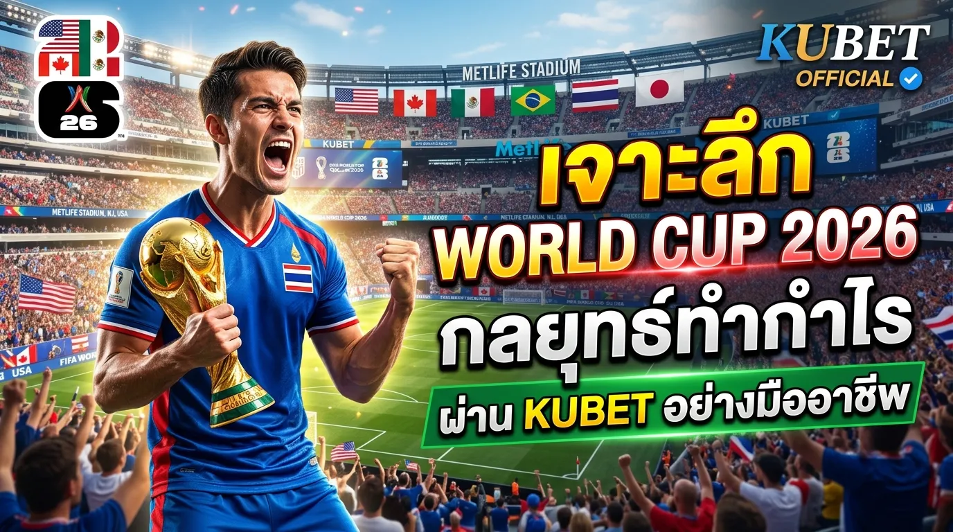 เจาะลึก World Cup 2026 และกลยุทธ์ทำกำไรผ่าน KUBET อย่างมืออาชีพ