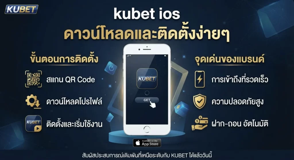 kubet ios ดาวน์โหลดและติดตั้งง่ายๆ
