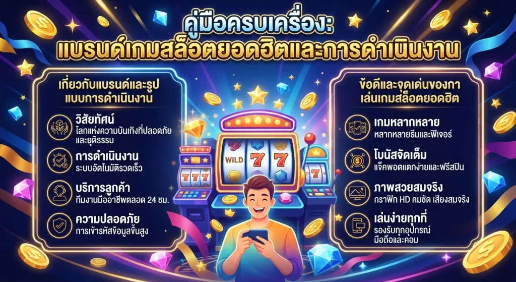 ข้อดีและจุดเด่นของการ เล่น เกม เกม สล็อต ยอดฮิต
